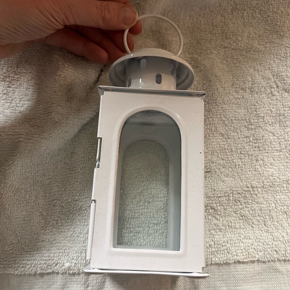 Pottery Barn Mini White Lantern - Picture 3 of 4